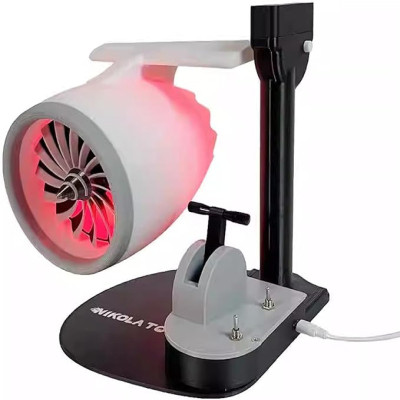 3D Printed Jet Engine Fan Equipped with Humidifying Spray