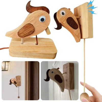 Wooden Woodpecker Door Knocker
