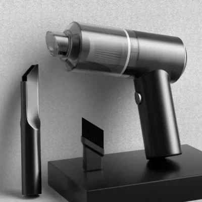 Powerful Mini Vacuum || 2-in-1 Cleaning Solution || Portable & Rechargeable (1 Year Warranty)